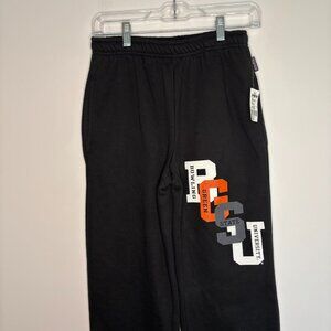 JANSPORT NEW Bowling Green State University Open Bottom Sweatpant Black Women XS